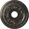 Ekena Millwork Baltimore PVC Ceiling Medallion (Canopies up to 6 1/2"), 16"OD x 3 1/2"ID x 1"P, Metallic Charcoal CMP16BACCH - alternate 1